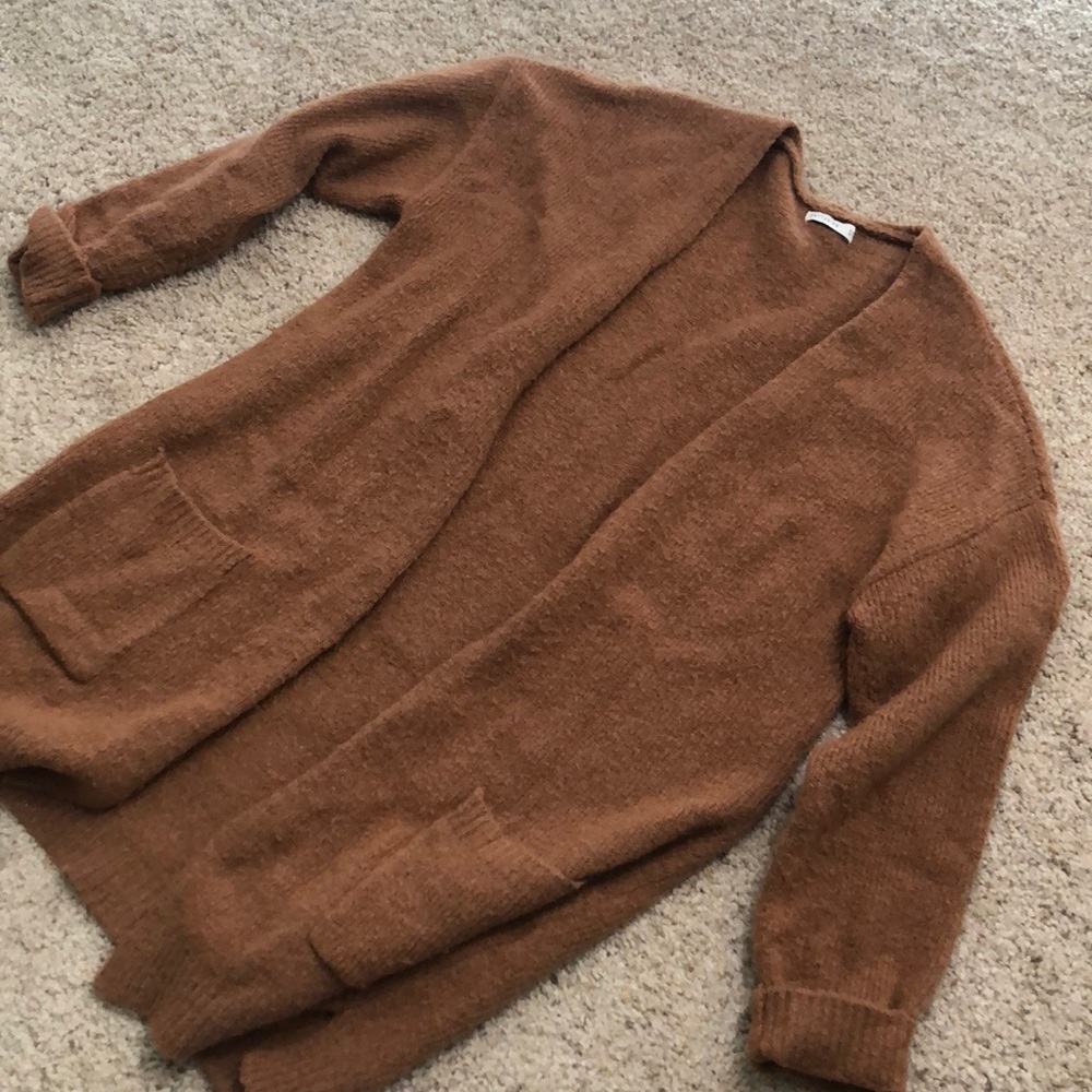 Camel cardigan